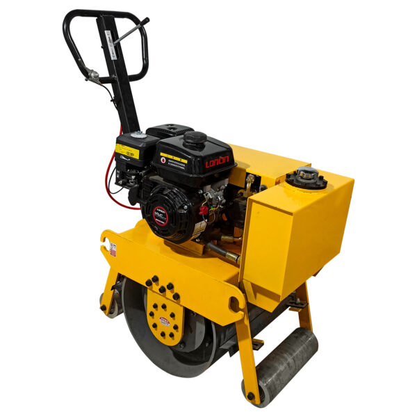 Rolo Compactador Liso Vibratório de Asfalto 250kg 6.5hp a Gasolina Motor Loncin 196CC