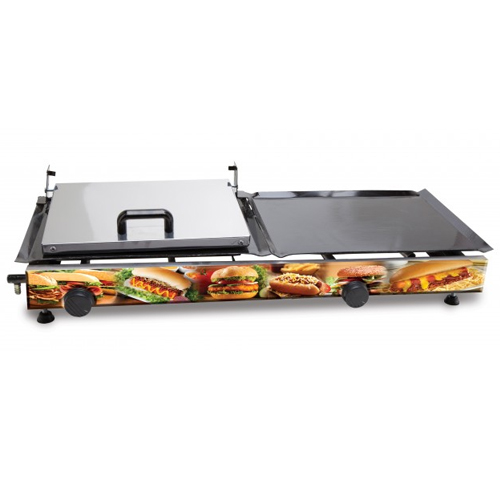 Sanduicheira 90cm com Prensa Tampa em Aço Inox