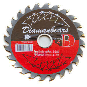 Serra de Madeira 110mm com Vídea 24 Dentes