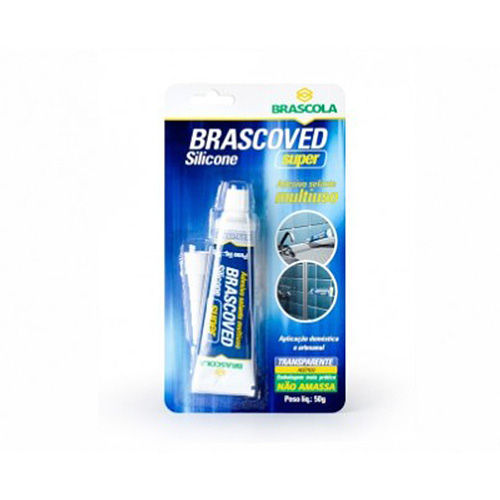 Silicone Brascoved 50gr Transparente
