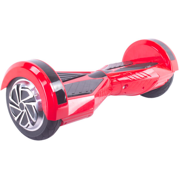 Skate Elétrico Hoverboard 8 Polegadas com Bluetooth Led e Bolsa - Vermelho - THB031