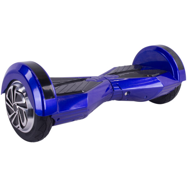 Skate Elétrico Hoverboard 8 Polegadas com Bluetooth Led e Bolsa - Azul - THB032