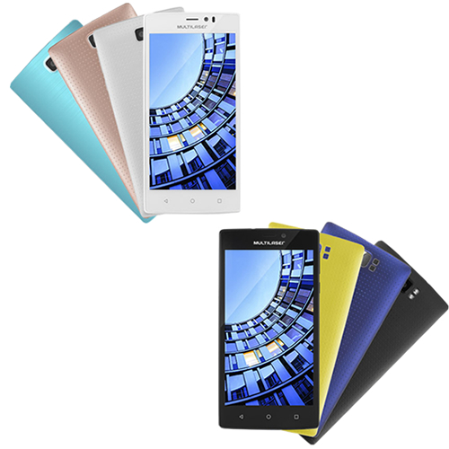 Smartphone MS60 4G QuadCore 2GB RAM Tela 5,5 Dual Chip Android 5 Branco