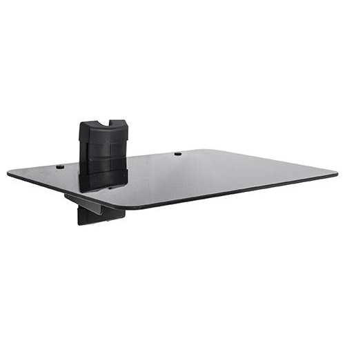 Suporte de Parede para DVD, Receiver ou Acessório Ajustável em Vidro