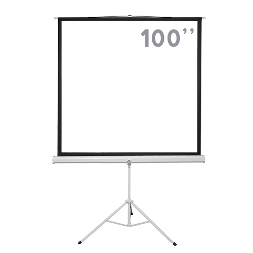 Tela de Projeção com Tripe 180X180 cm - TTQS-100