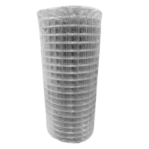 Tela Soldada Galvanizada, Malha 25x25mm, fio 1,24mm, 0,50x25 Metros