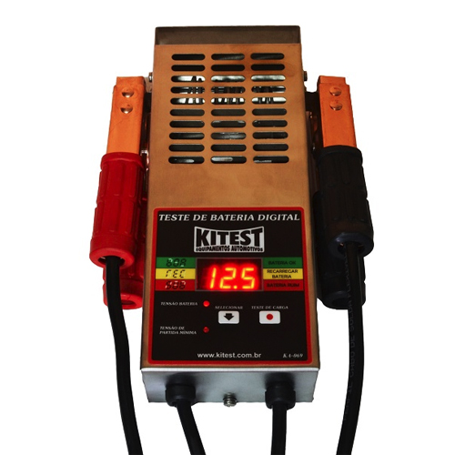 Teste de Bateria Automotiva Digital, Escala de 8 a 25 volts - KA-069