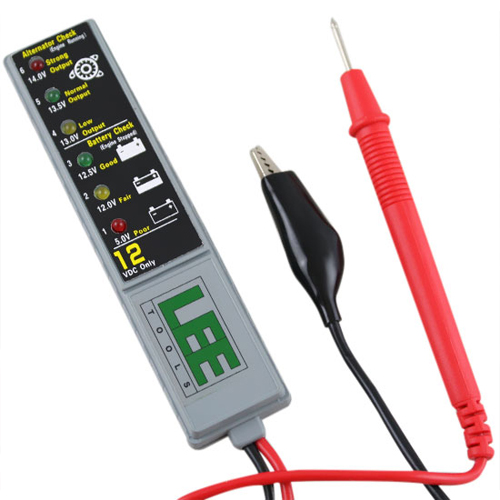 Teste de Bateria e Alternador Automotivo Mini 12V