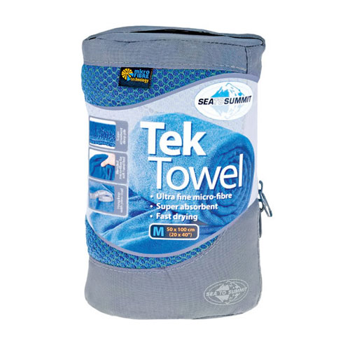 Toalha Ultra Absorvente Tek Towel Tamanho M Azul