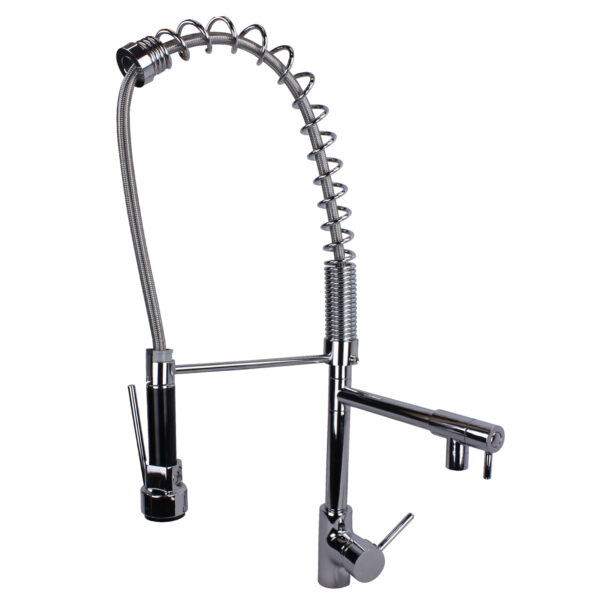 Torneira Cozinha Gourmet Monocomando 70 Cm Spray Extensor Água Quente e Fria
