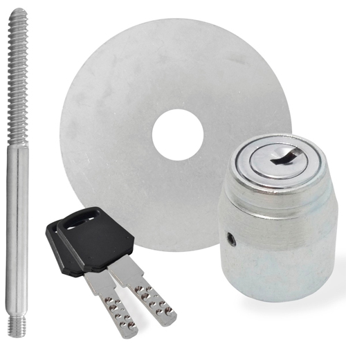 Trava Antifurto para Estepe - Gol G4, G5, G6, Novo Palio, Punto, Linea, Bravo e Voyage