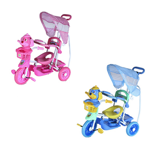 Triciclo Infantil com Capota q2x1 - Vira Balancinho