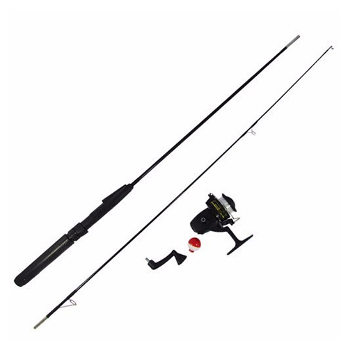 Vara de Pesca com Molinete, 1,6 Metros, Anzóis, Boia - VP-02