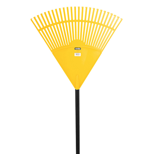 Vassoura Para Jardim Plástica 26 Dentes Metálicos Fixo